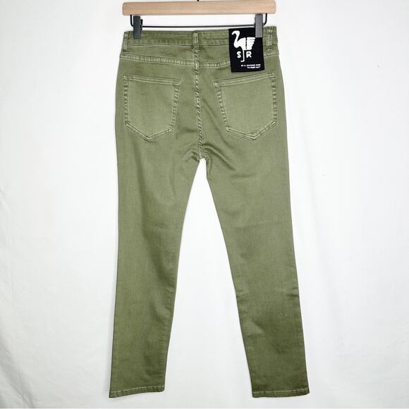 SANDRINE ROSE Skinny Jeans in Army NWT in Size 27 - Picture 7 of 7